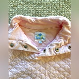 Eyelet and Ivy light pink quilted pullover sweatshirt size 3 (two avail)